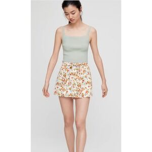 Sunday Best from Aritzia Westley Flowy Floral Lined Shorts Size 0 Spring Summer